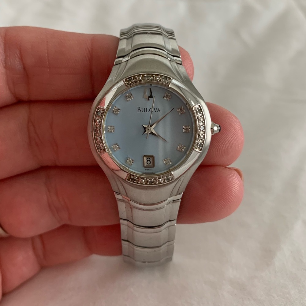 Bulova diamond watch